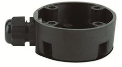 Werma Contact box for cable exit at side, black, Ø 70mm