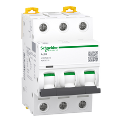 Schneider Miniature circuit-breaker, 3-pole, 16A