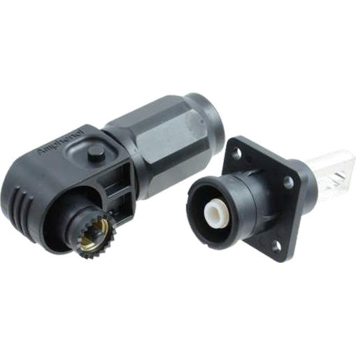 Amphenol SurLok+ Electric vehicle connector plug, black, 120A - Rubicon Installer Portal