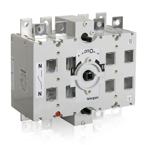 Telergon Changeover switch, size 2, 3P + N, 630A