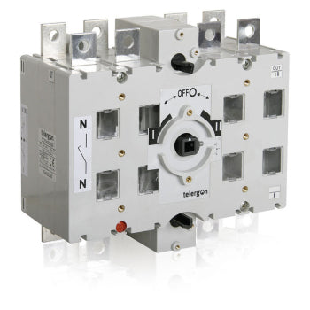 Telergon Changeover switch, size 2, 3P + N, 800A
