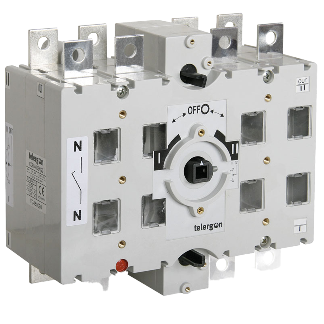 Telergon Changeover switch, size 3, 3P + N, 1000A