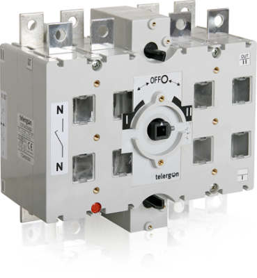 Telergon Changeover switch, size 3, 3P + N, 1250A