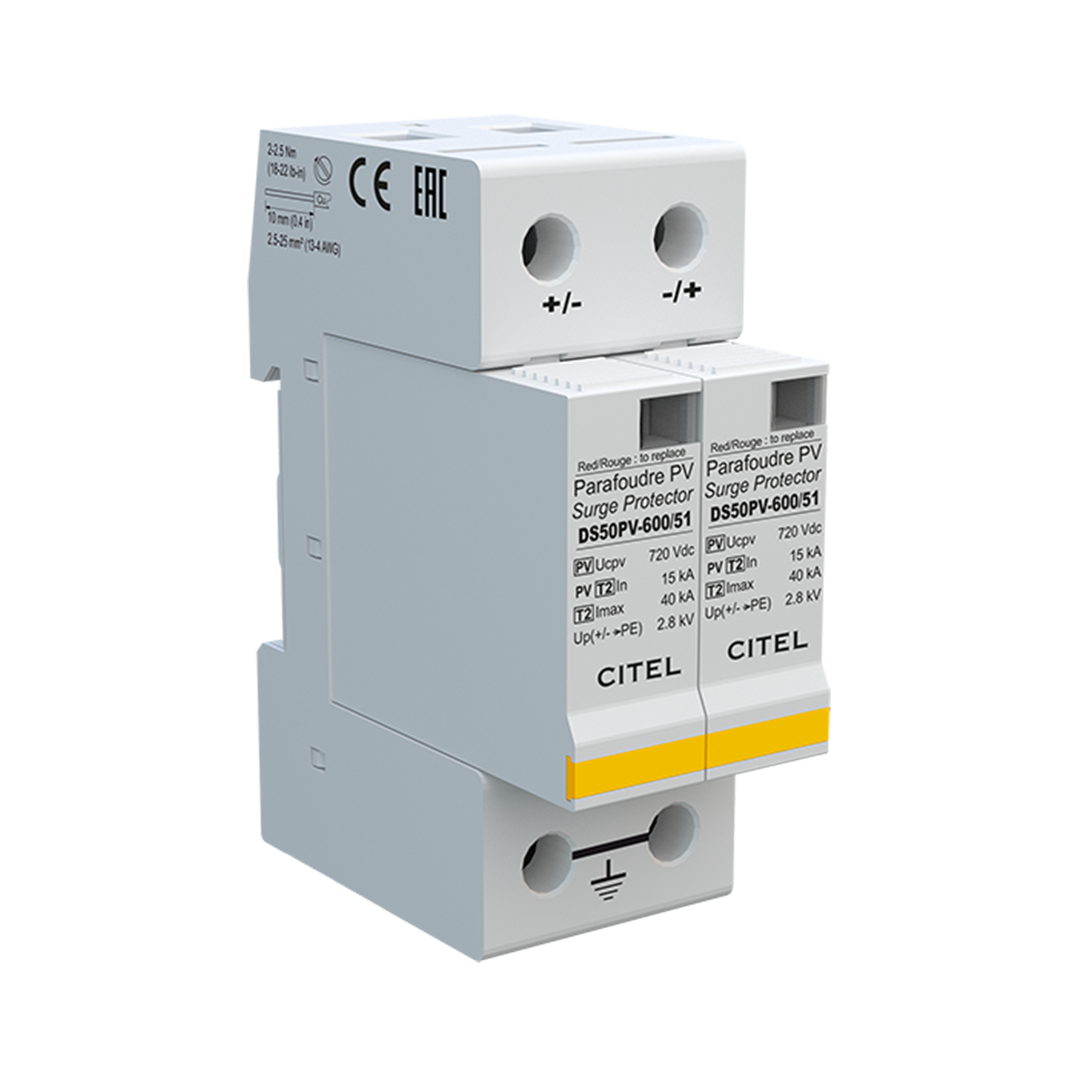 Citel DS50PVS-600/51 SPD, PV, type 2, 600VDC, 15kA