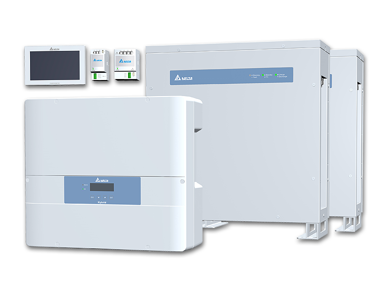 Delta Hybrid solar inverter, dual MPPT, 1-phase, 5kW
