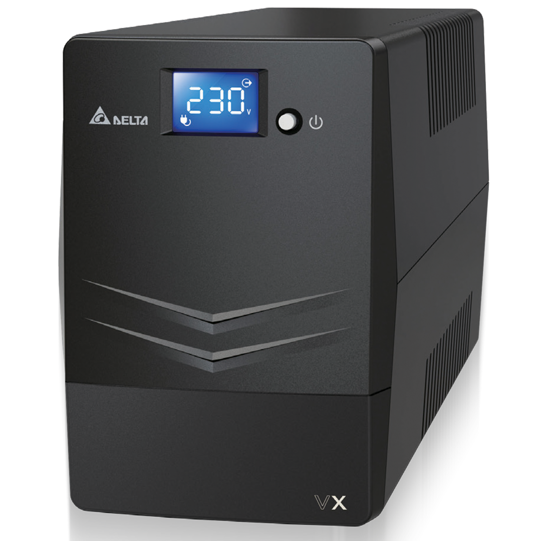 Delta VX UPS, line-interactive, battery included, 1500VA, 1.5kVA - Rubicon Installer Portal