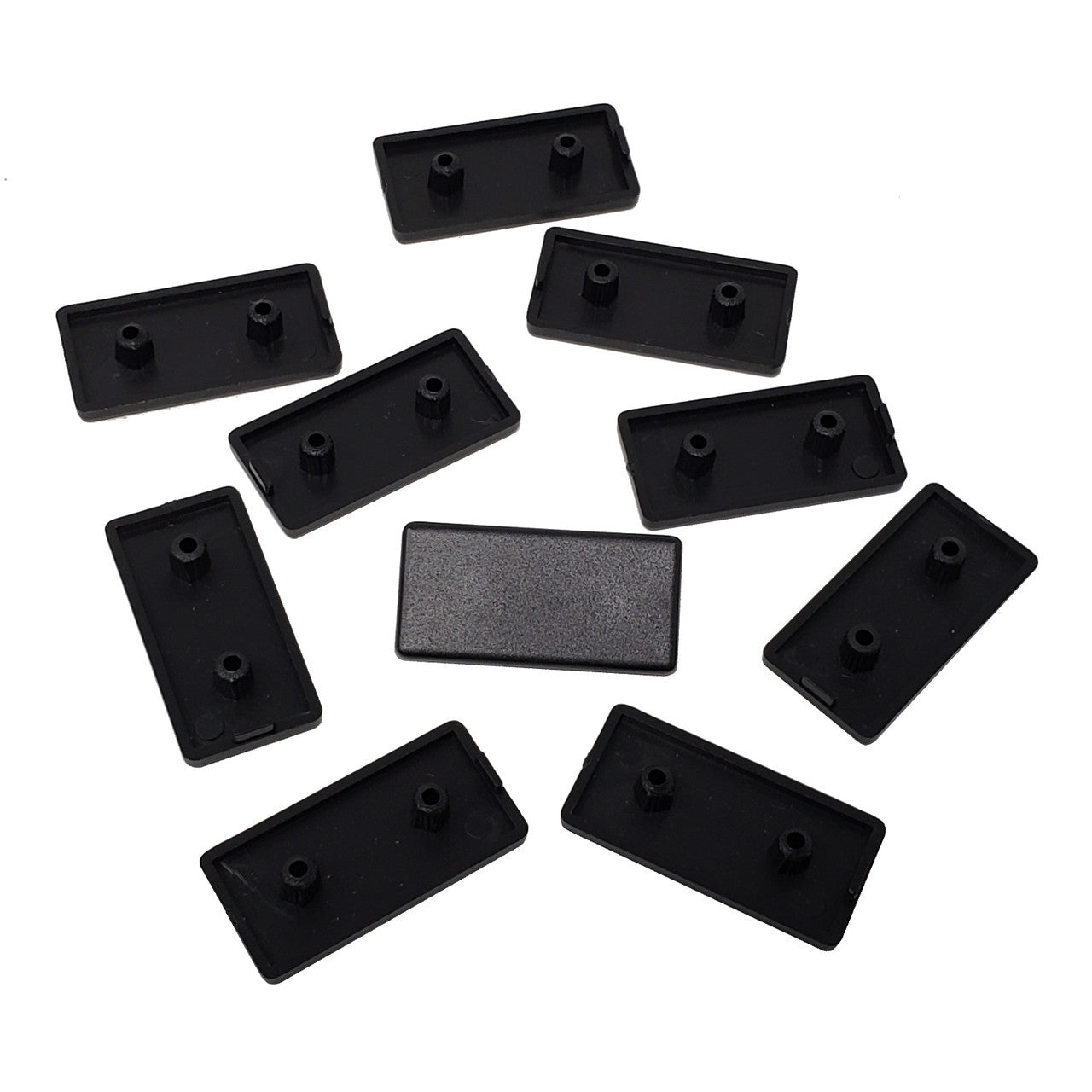 End cap for T-Uni, recessed, aluminium, anodised