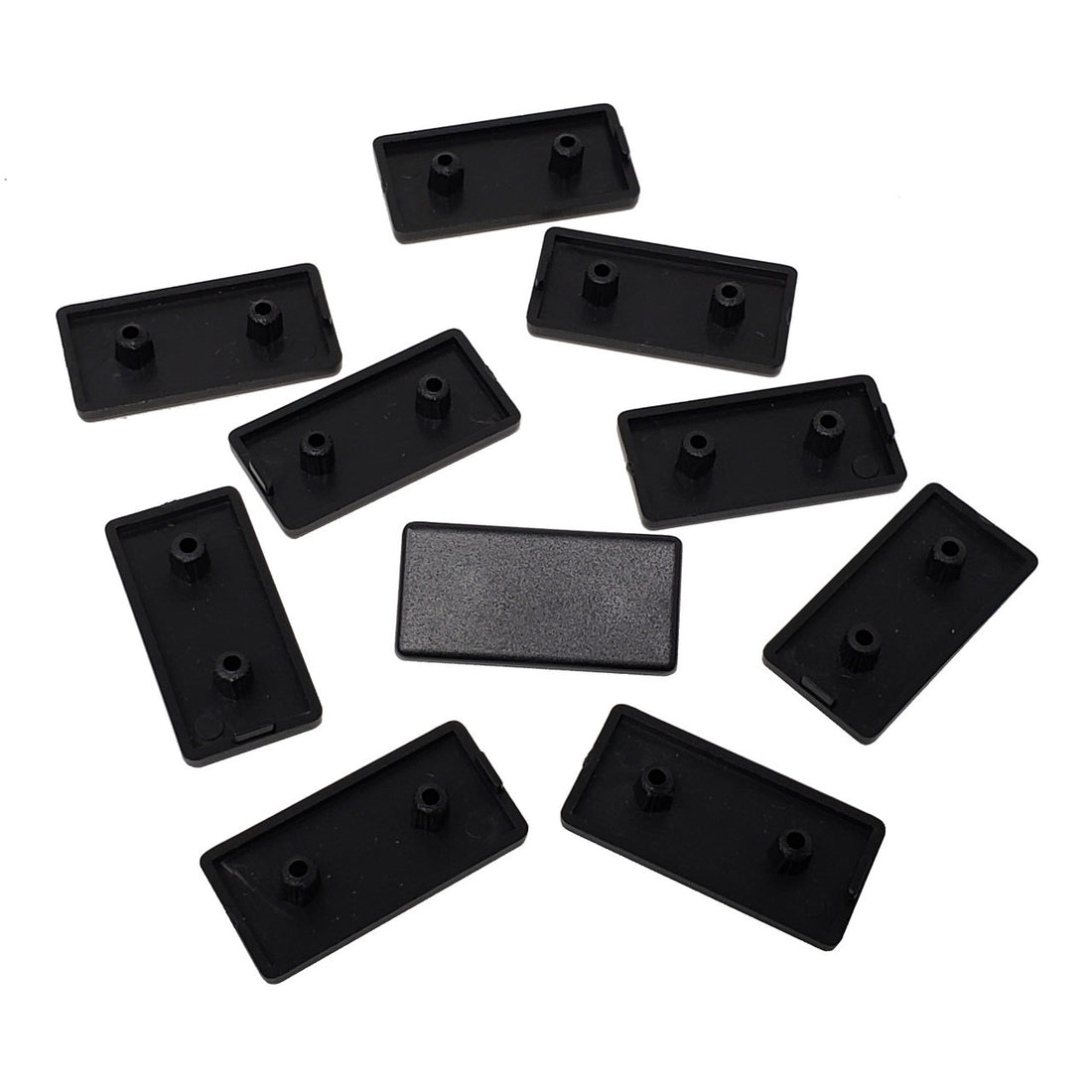 End cap for T-Uni, recessed, aluminium, anodised