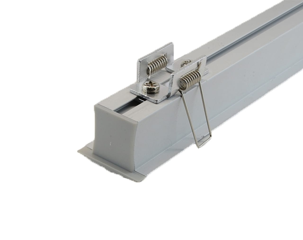 Recessing clip for 3-wire recessed track
