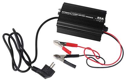 ACDC Battery charger, 3-stage, 90 - 250VAC/12VDC, 20A