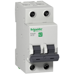 Schneider Mini circuit breaker, C-curve, 2-pole, 20A