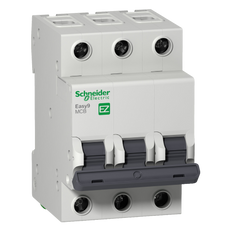 Schneider Mini circuit breaker, C-curve, 3-pole, 20A