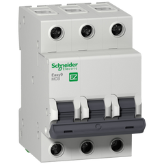 Schneider Mini circuit breaker, C-curve, 3-pole, 32A
