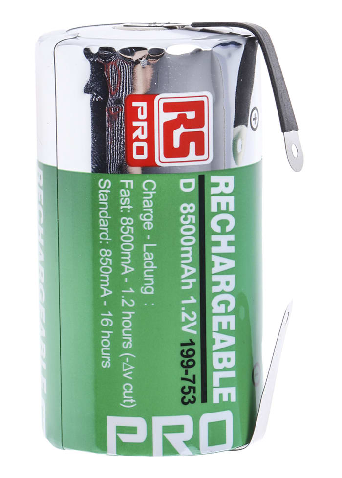 RS NiMH Rechargeable battery, 9V, 200mAh