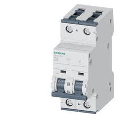 Siemens Miniature circuit breaker, Curve C, 2-pole, 400V, 10kA, 25A - 5SY4225-7