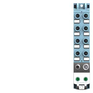 Siemens PLC I/O Module, digital ET 200AL, DIQ 4+DQ 4x 24VDC/0.5A, 8 x M8 - 6ES7143-5BF00-0BA0