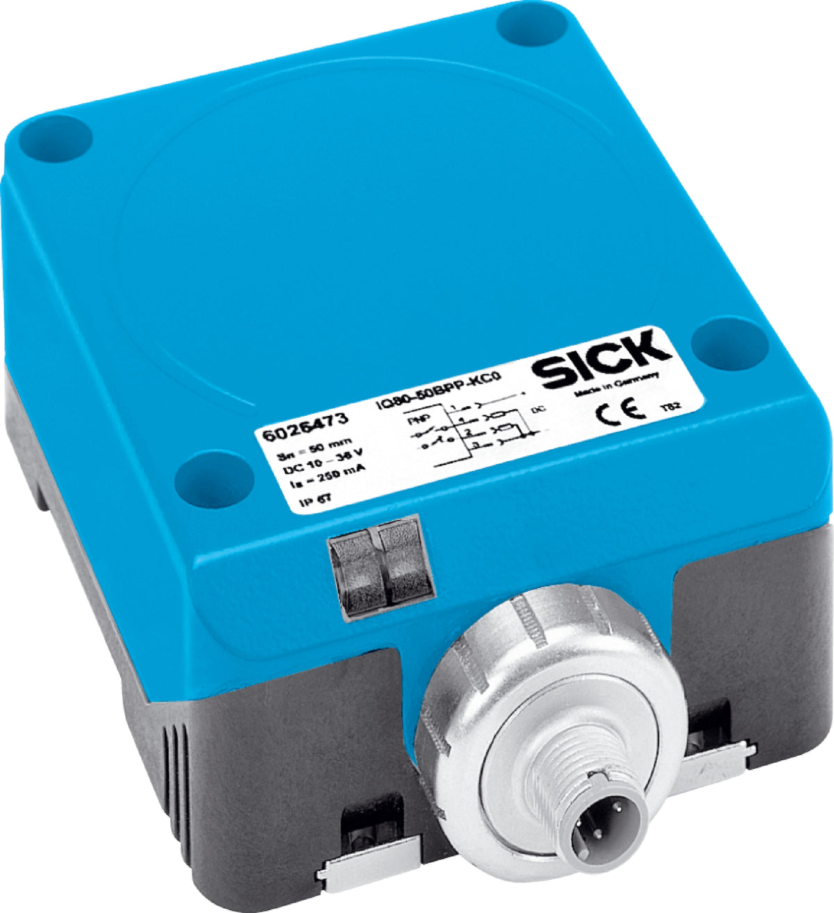 Sick IQ80-50BPP-KC0 Inductive proximity sensor, PNP, 20mA - Sick Automation