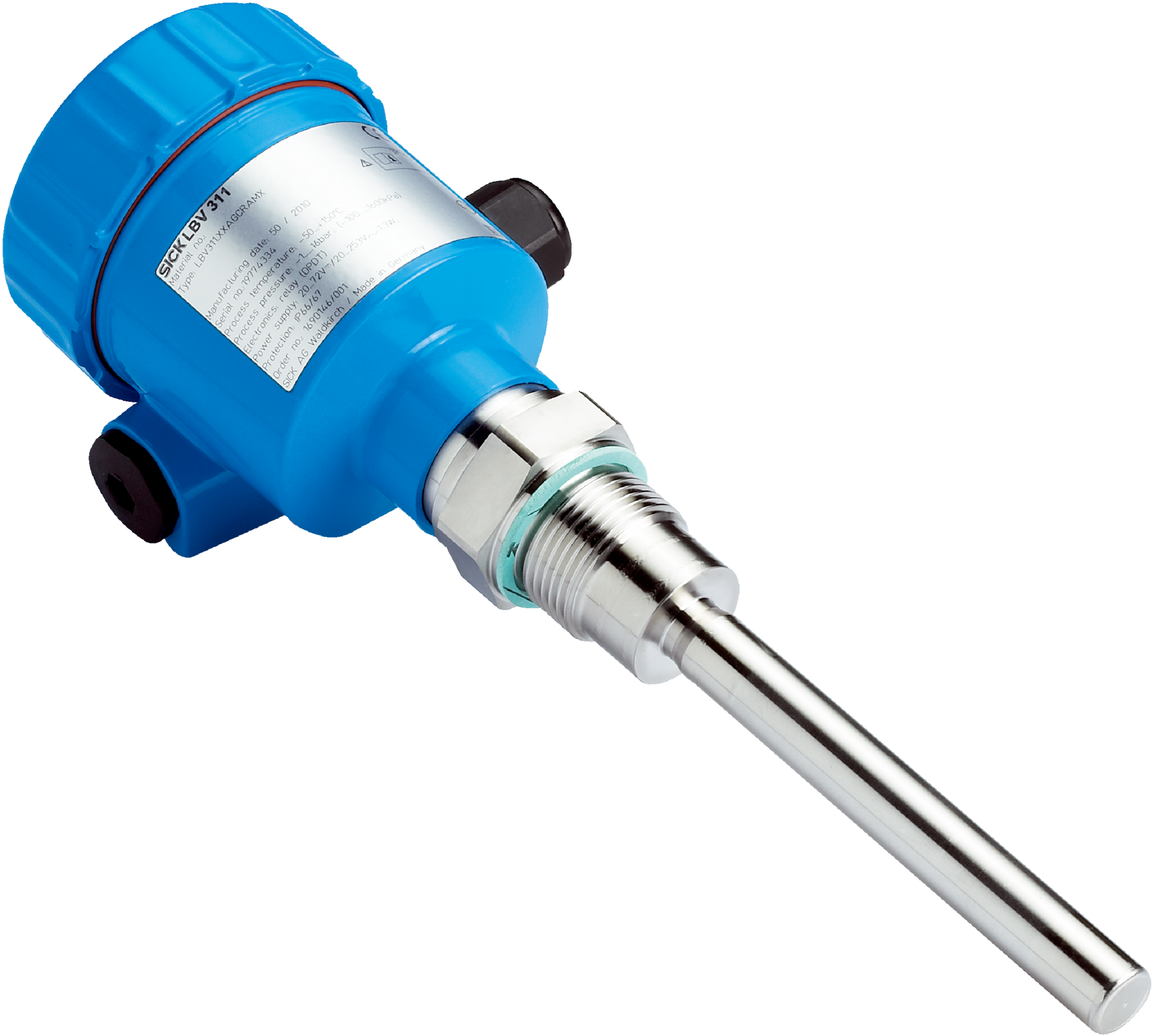 Sick LBV311-GXAGGRAMX Vibrating level switch, (L) 160mm - Sick Automation