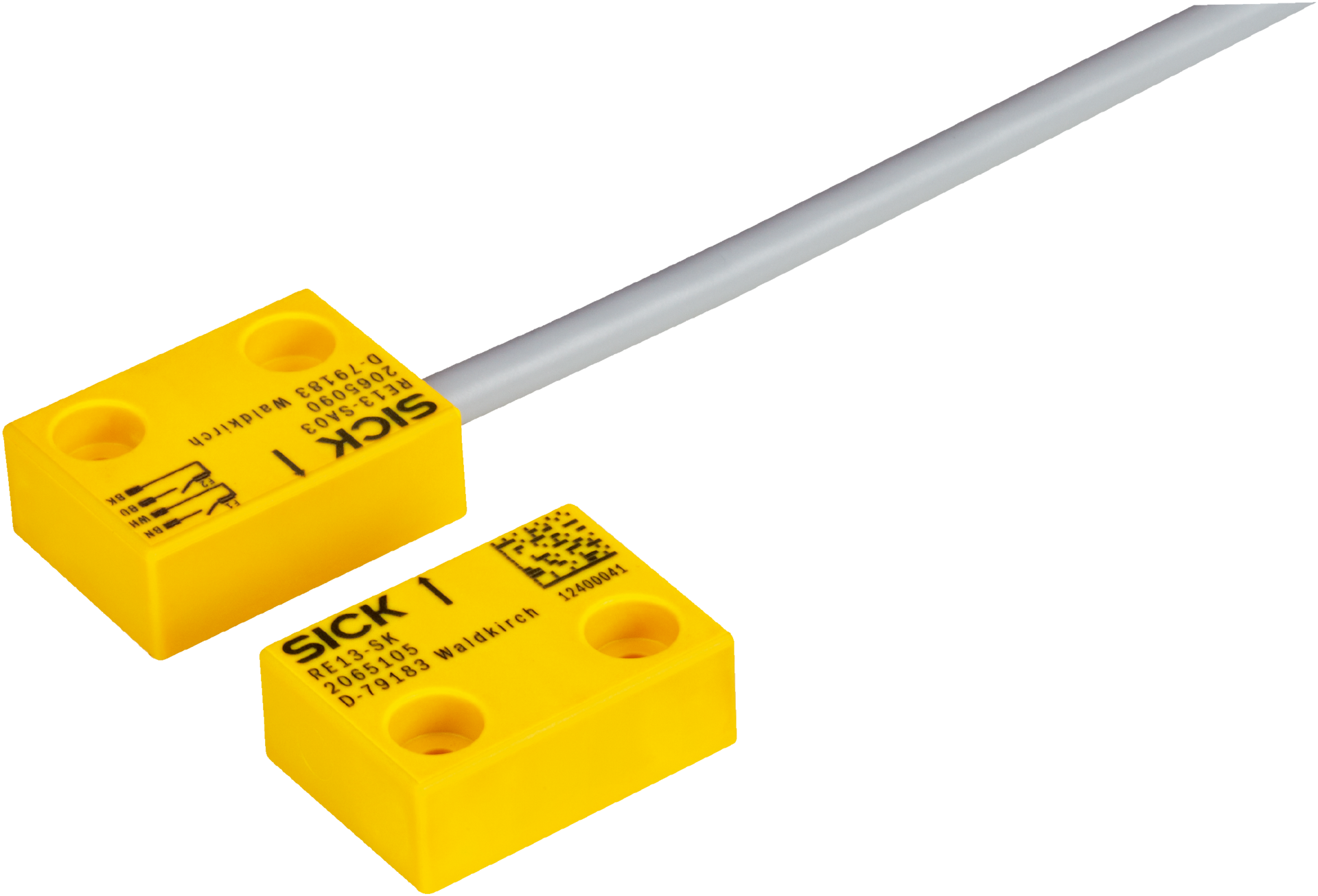 Sick RE13-SA84 Magnetic safety switch, rectangular, 2NO - Sick Automation