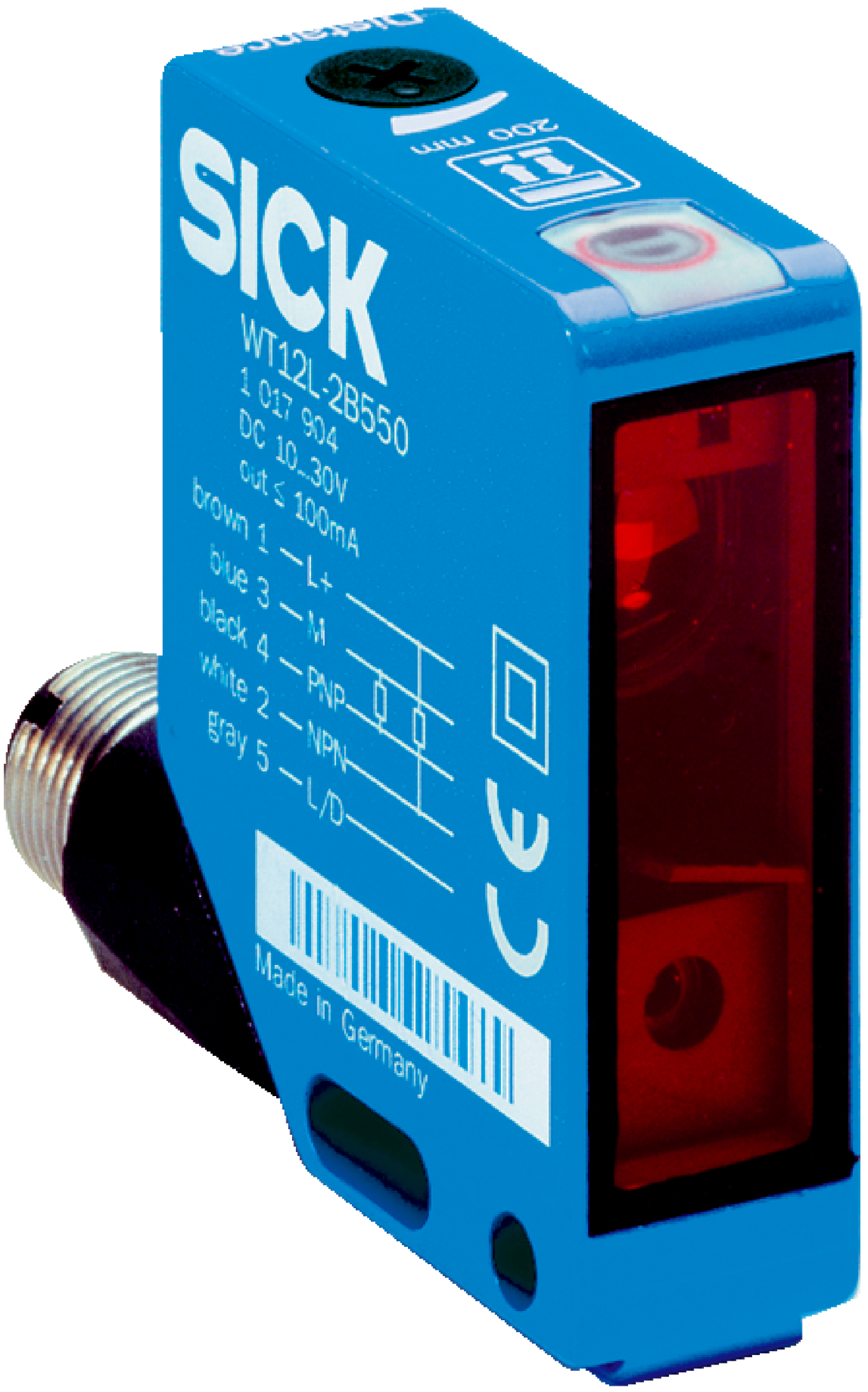 Sick WT12L-2P140S03 Small photoelectric sensor, PNP, 55mA - Sick Automation