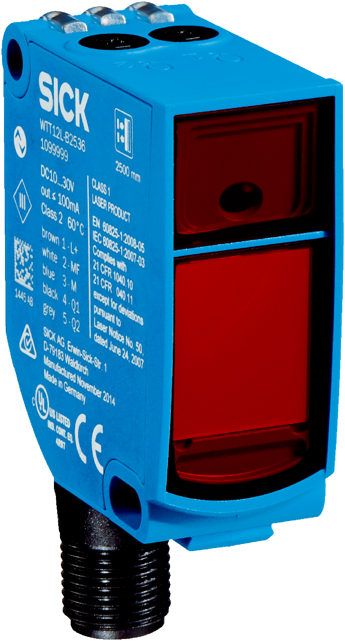 Sick WTT12L-B2568 Multitask photoelectric sensor, PNP/NPN - Sick Automation