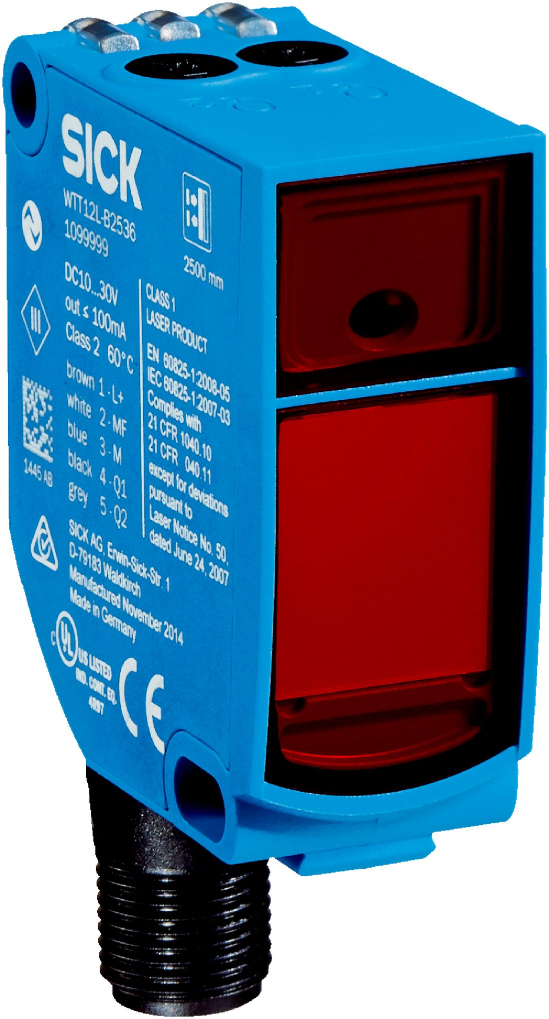 Sick WTT12L-B2568 Multitask photoelectric sensor, PNP/NPN - Sick Automation