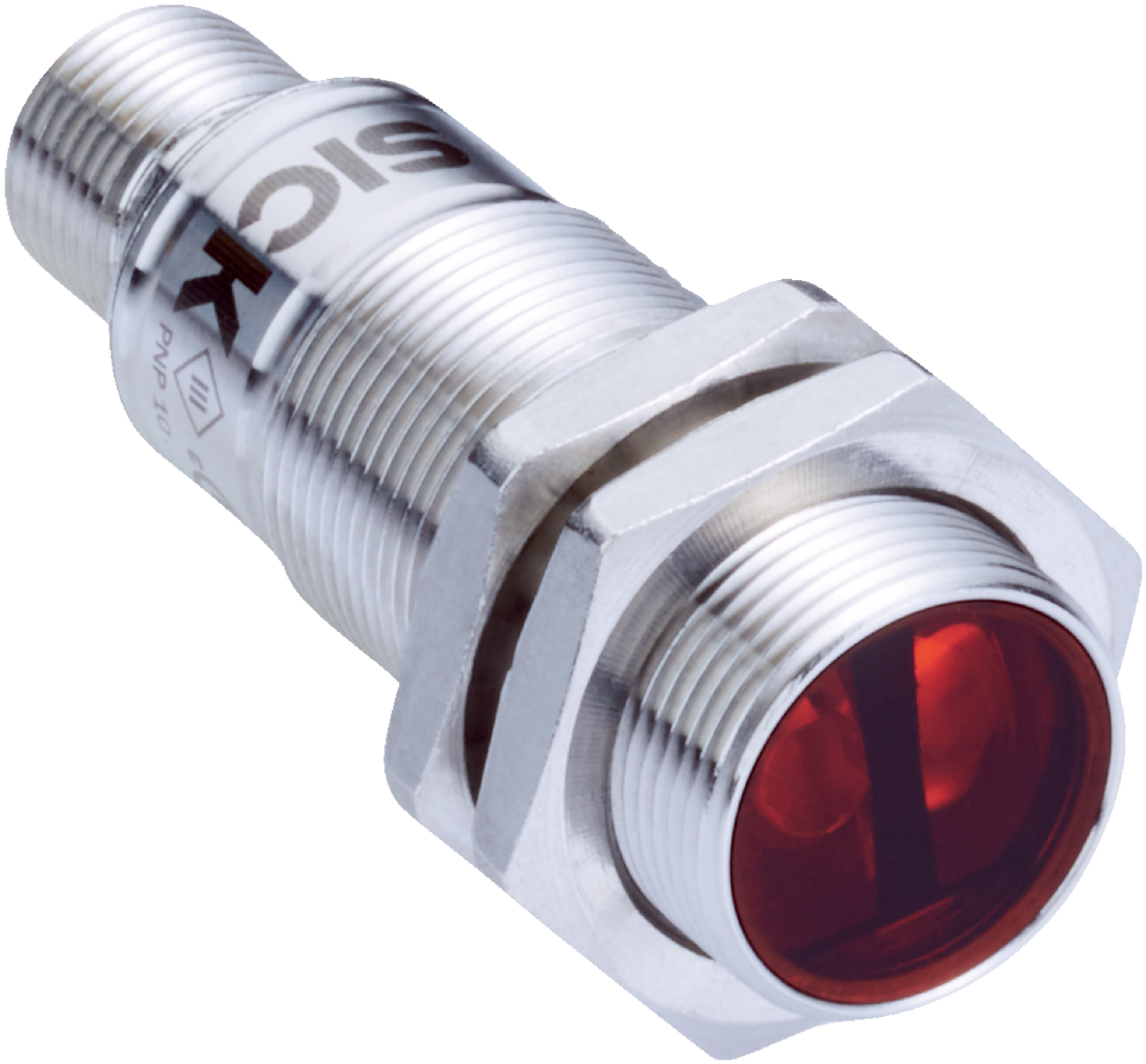Sick GRL18S-P2431V Cylindrical photoelectric sensor, PNP - Sick Automation