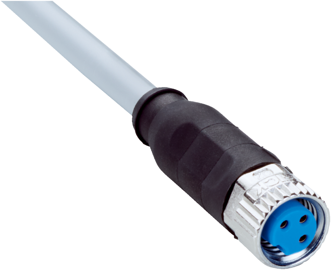 Sick YF8U13-050VA1XLEAX Female conn, M8/ flying leads, 5m - Sick Automation