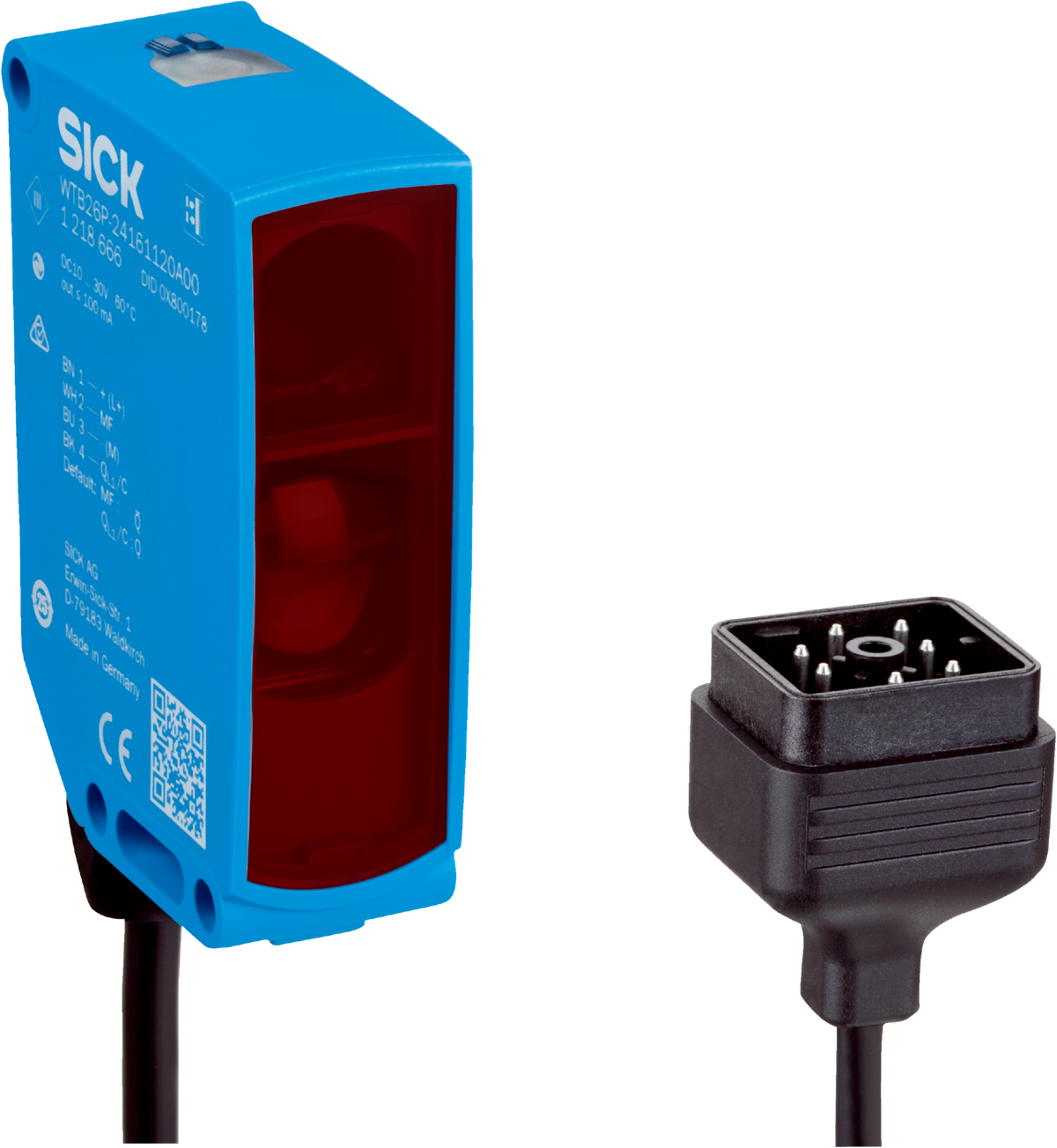 Sick WLA26P-3B112100ZZZ Compact photoelectric sensor, PNP/NPN - Sick Automation