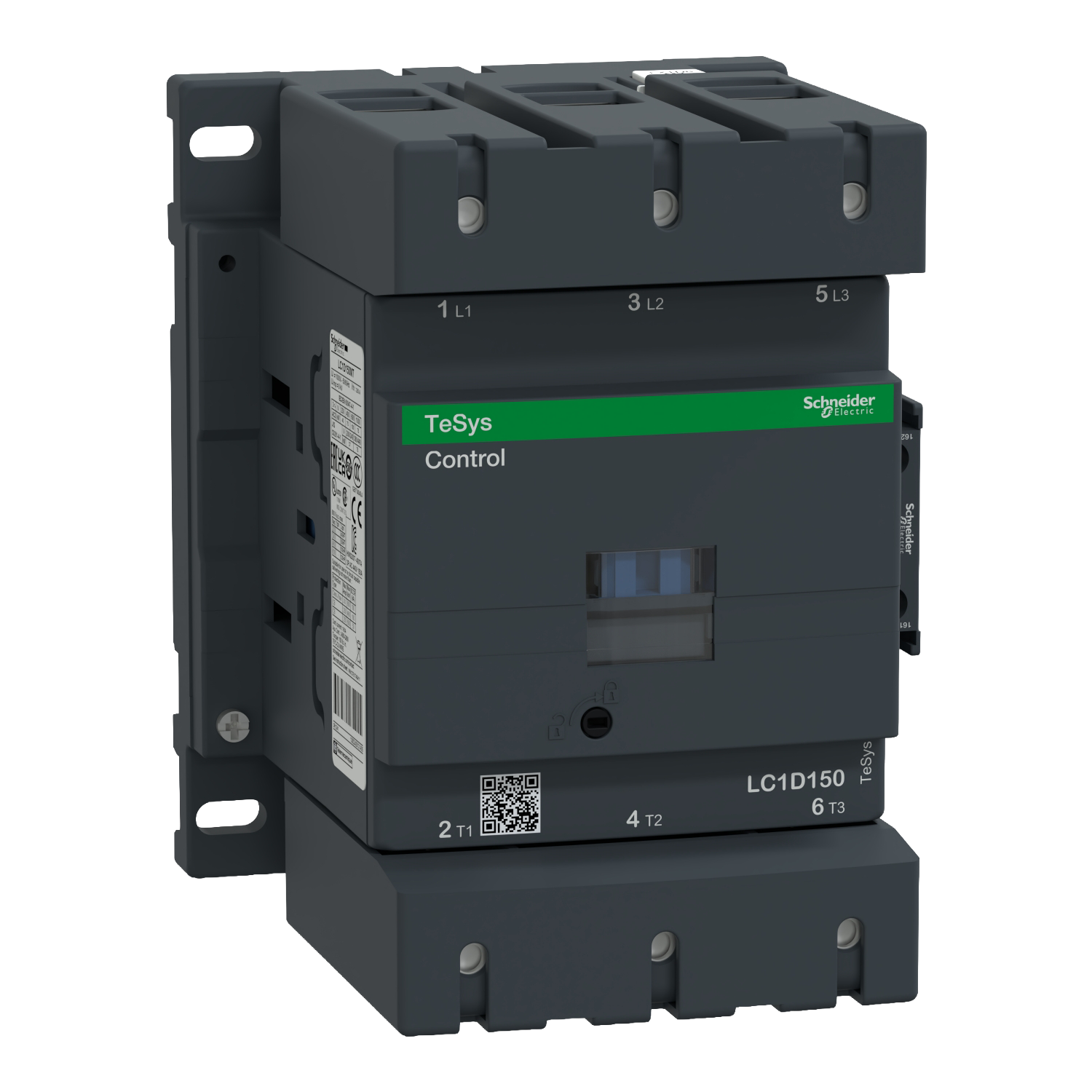 Schneider Tesys D Contactor, 3-pole, 3NO, 230VAC, 150A