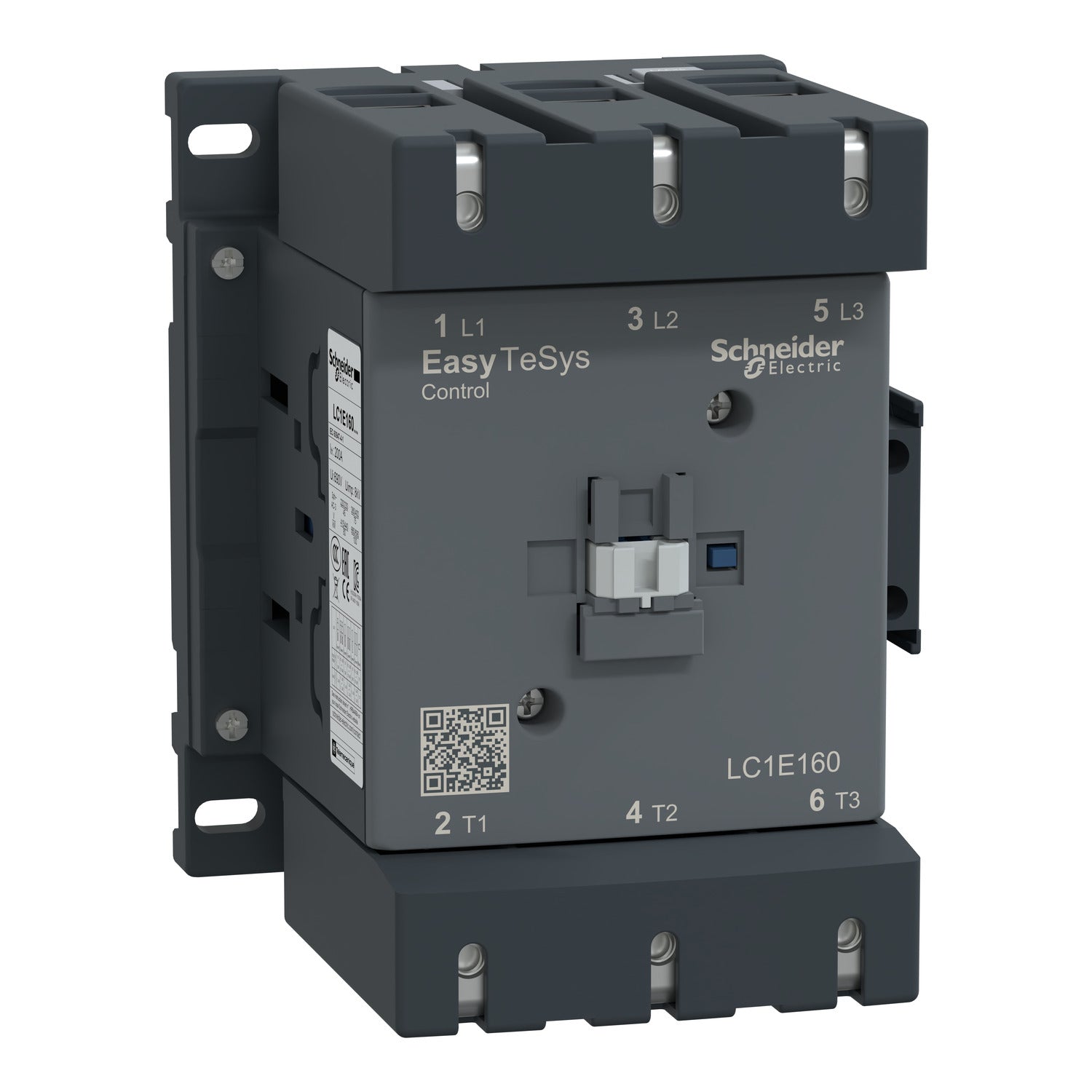 Schneider Contactor, 3-pole, 3NO, 240VAC coil, 160A
