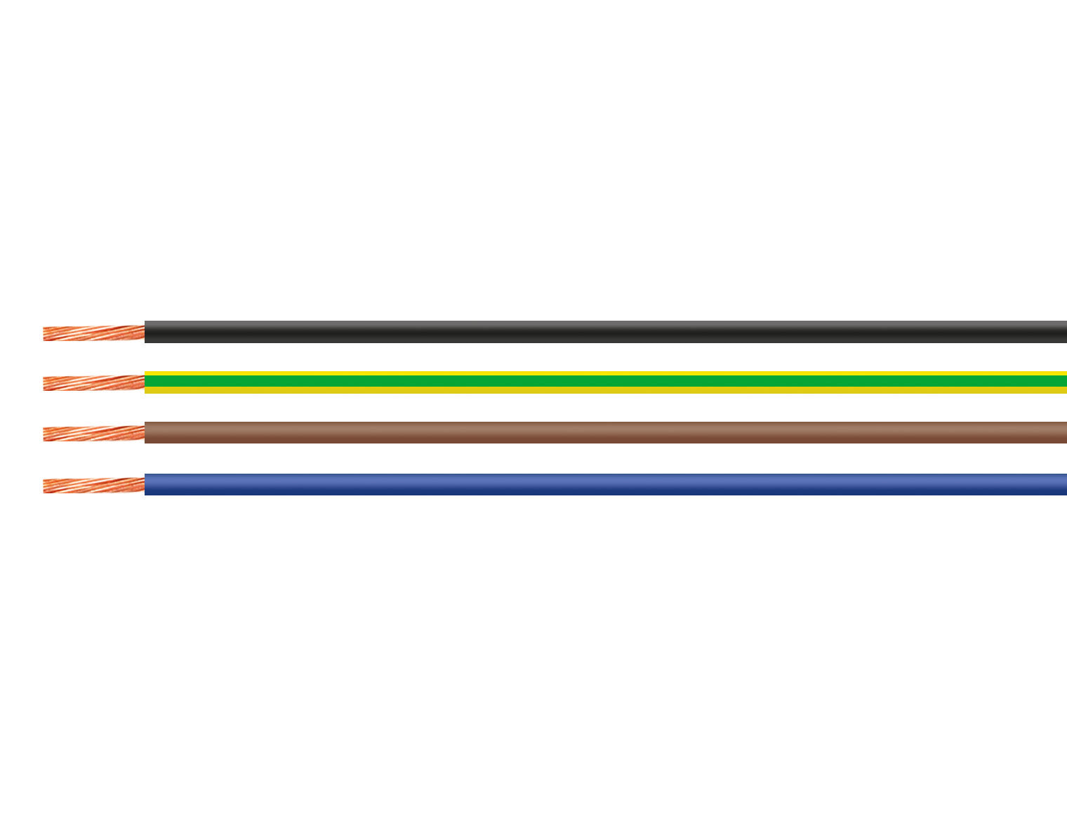 Helukabel H05V-K Panel wire, black coil, 1 x 0.5mm² - Helukabel