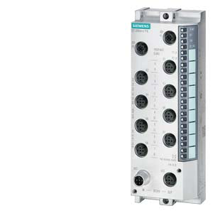 Siemens 1762 PLC I/O Module, current, 8DI, 8xM12, IP67 - 6ES7141-6BG00-0AB0