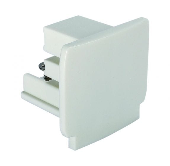 XTS 41-1 End cap, grey - Nordic Aluminium 3-Phase Track Lighting Accessory