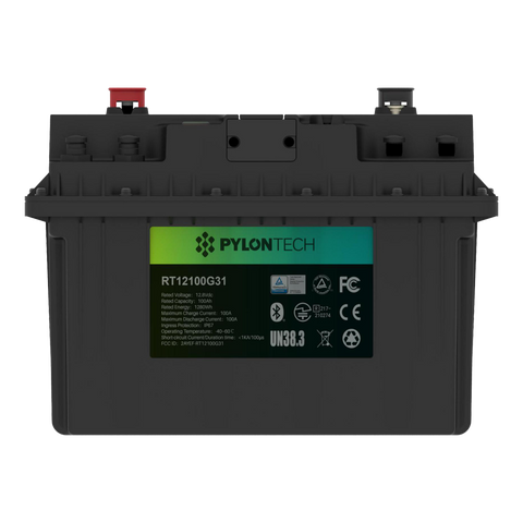 Pylontech Rechargeable Li-ion battery, 12.8V, 100Ah, 50A