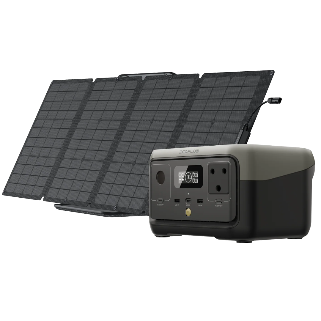 Ecoflow River 2 Portable power station and 110W Portable solar panel - Ecoflow