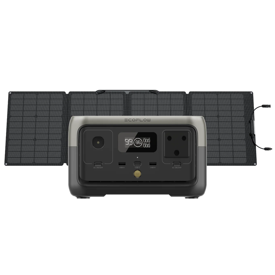 Ecoflow River 2 Portable power station and 110W Portable solar panel - Ecoflow