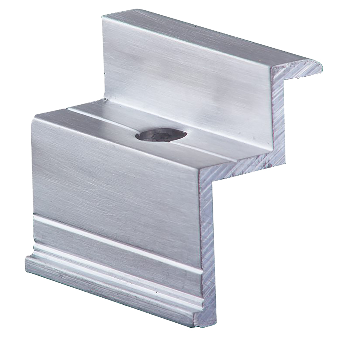 Rubicon 40mm end clamp with cap bolt for solar PV mounting frame