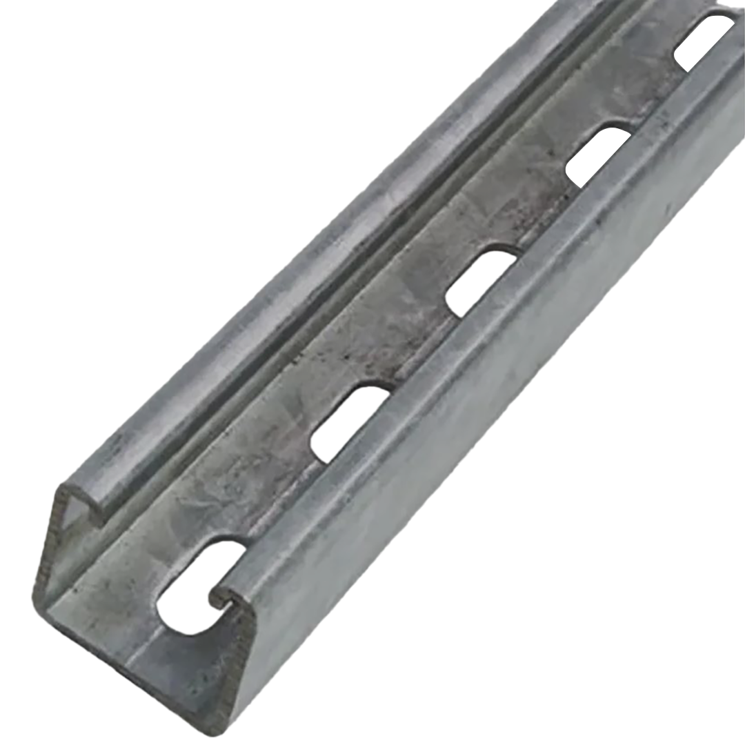 Strutfast Solarstrut, HDG, 2.5mm slotted, 6m length - Rubicon Retail Store