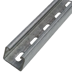 Strutfast Solarstrut, HDG, 2.5mm slotted, 6m length - Rubicon Retail Store