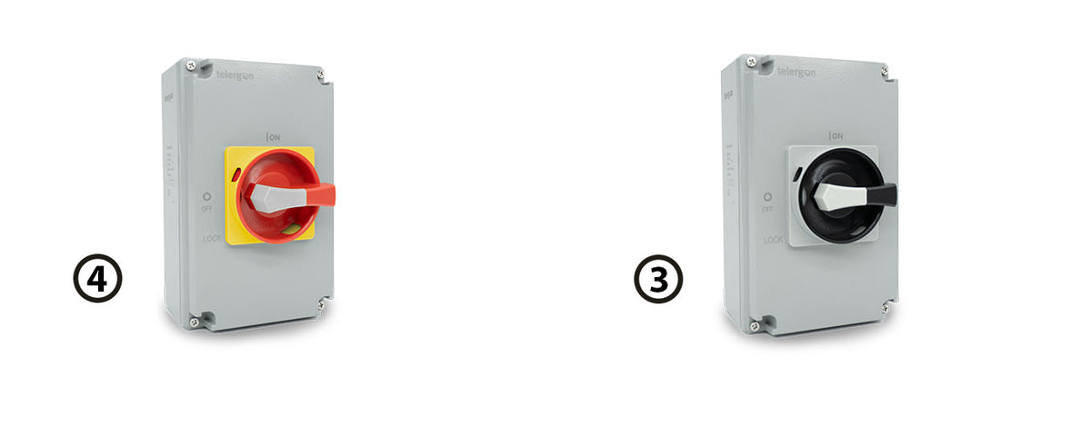 Telergon S3 Enclosed switch disconnector, aluminium, 3-pole, 60A, IP66
