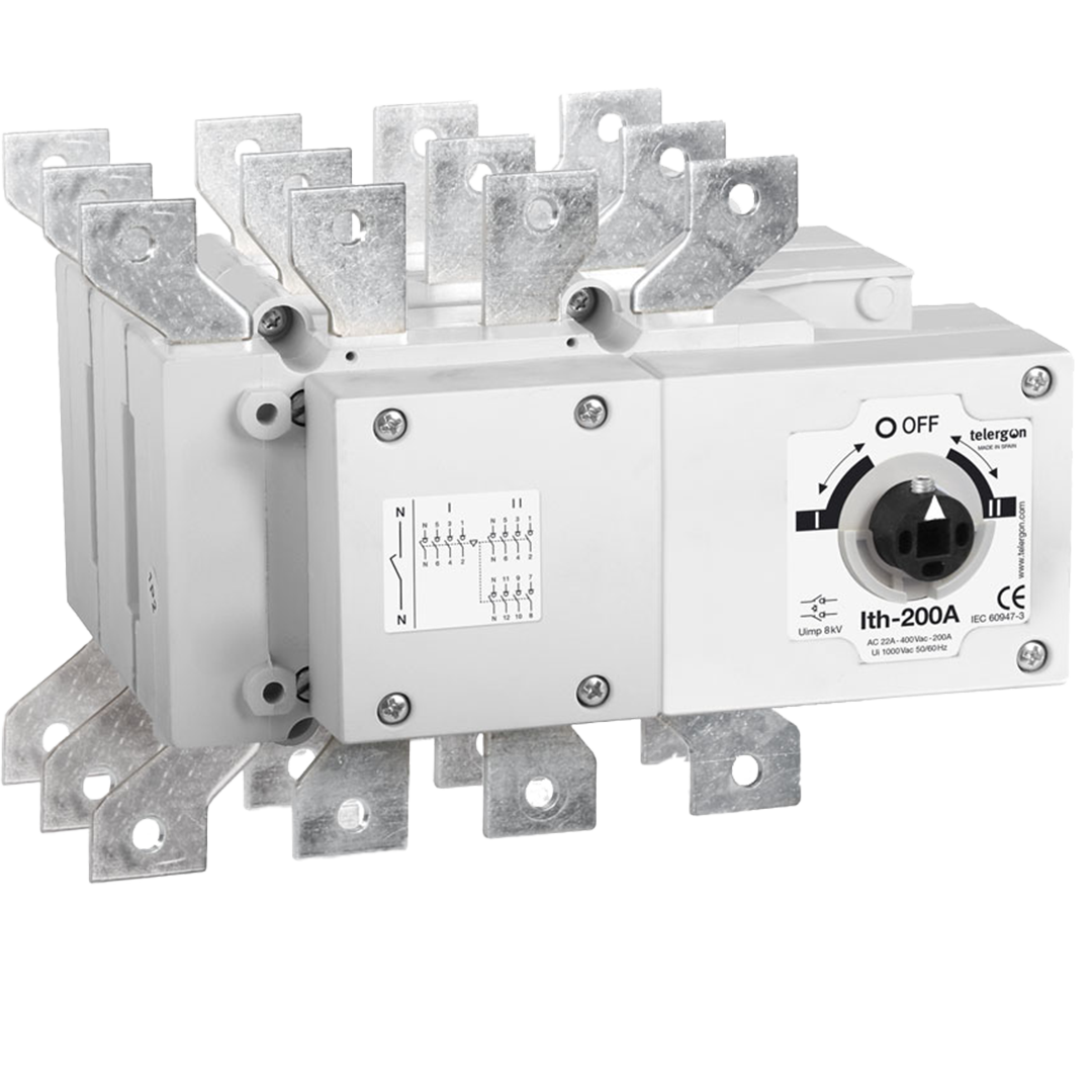 Telergon Bypass switch disconnector, size 1, 3P + N, 315A