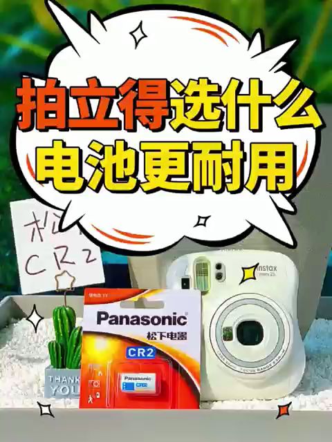 Panasonic CRP2 Camera battery, lithium manganese dioxide, 6V