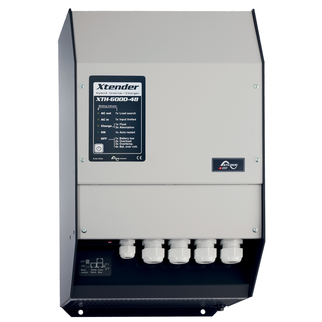 Studer Xtender Inverter/charger, IP20, 48V, 6000VA