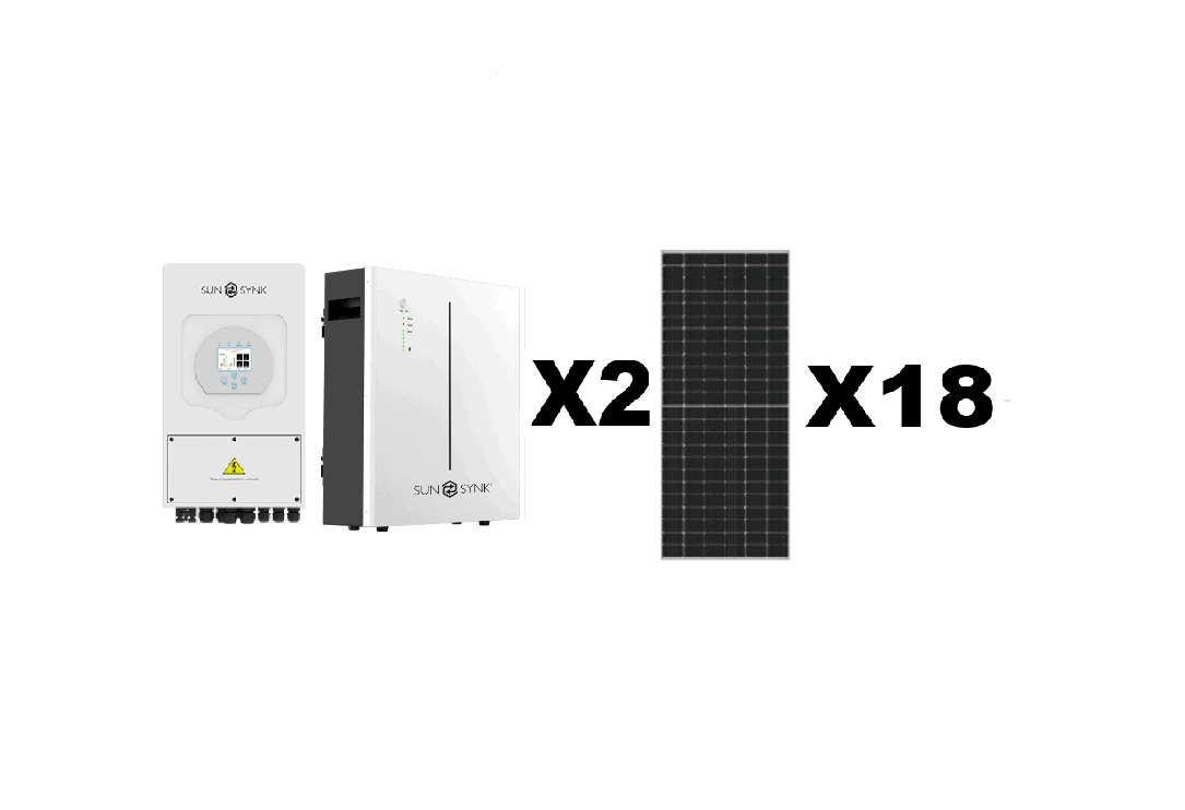 LARGE SYSTEM WALL MNT WH CW 8KW-INV + 2X8KW-BAT