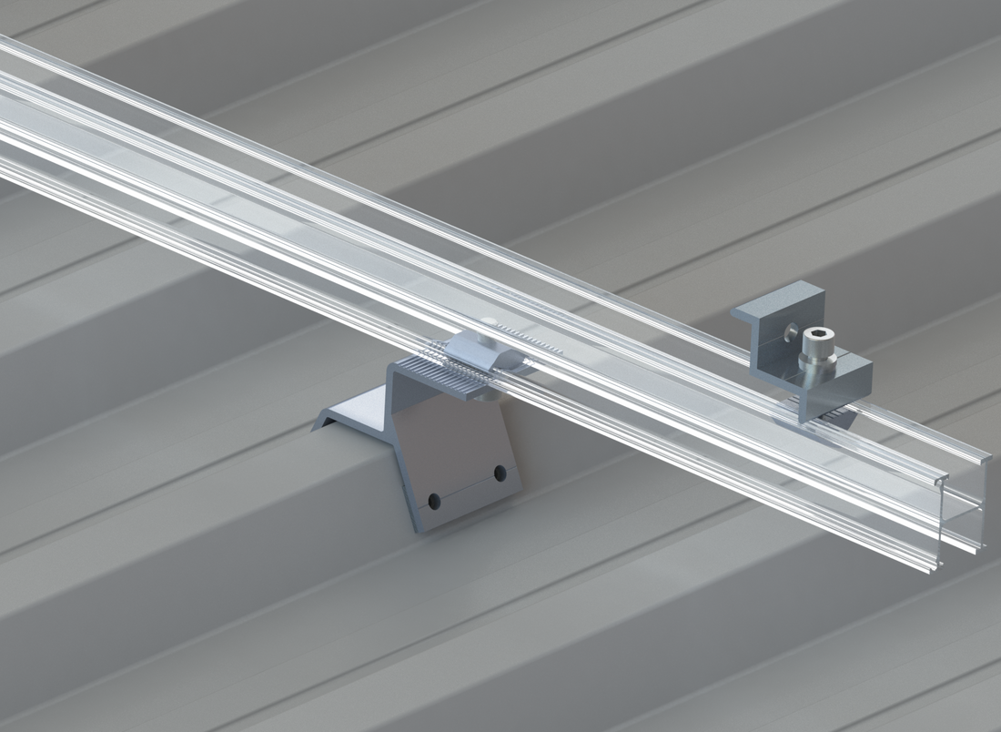 Vectis Full rail rooftop clamp IBR, 60mm & EPDM - Rubicon Installer Portal