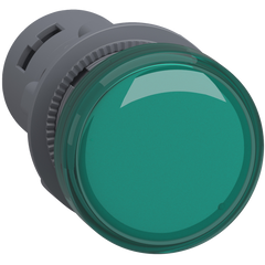 Schneider Monolithic pilot light, green, 220 - 230VAC