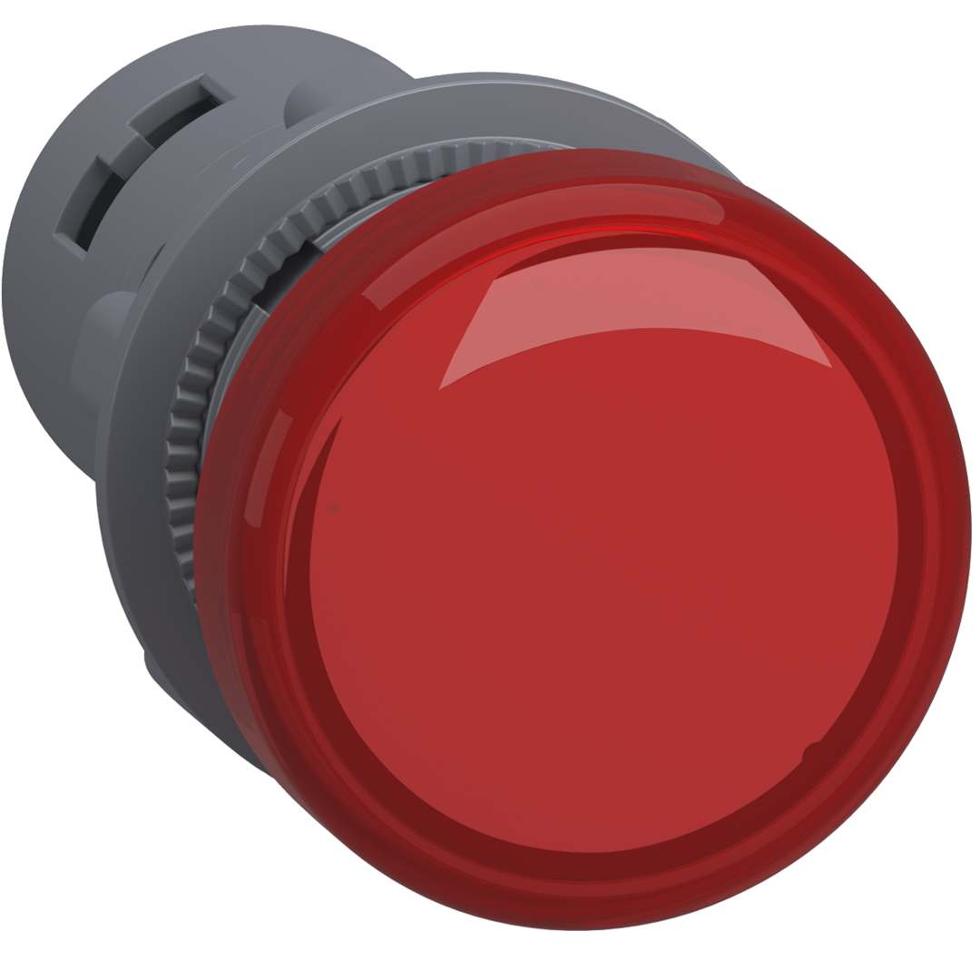 Schneider Monolithic pilot light, red, 220 - 230VAC