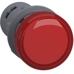 Schneider Monolithic pilot light, red, 220 - 230VAC