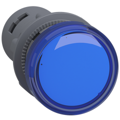 Schneider Monolithic pilot light, blue, 220 - 230VAC